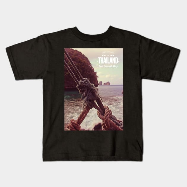 Thailand - Koh Phi Phi Island Shot Kids T-Shirt by HDMI2K